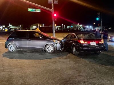 Minor Traffic Accident On Yucaipa Blvd Wednesday Night  