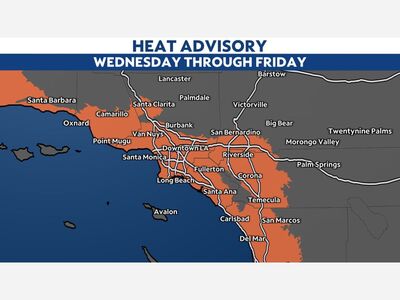 Major Heat Wave To Slam Yucaipa, So Cal This Week