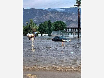 Flash Floods Rip San Bernardino